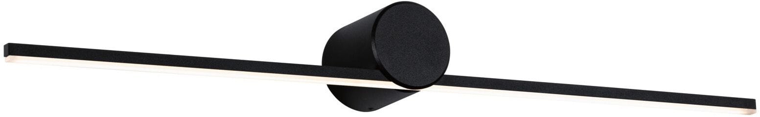 Oprawa ścienna SAVA LED nad lustro 5W 300lm 3000K 600mm IP44 230V czarny matowy / metal