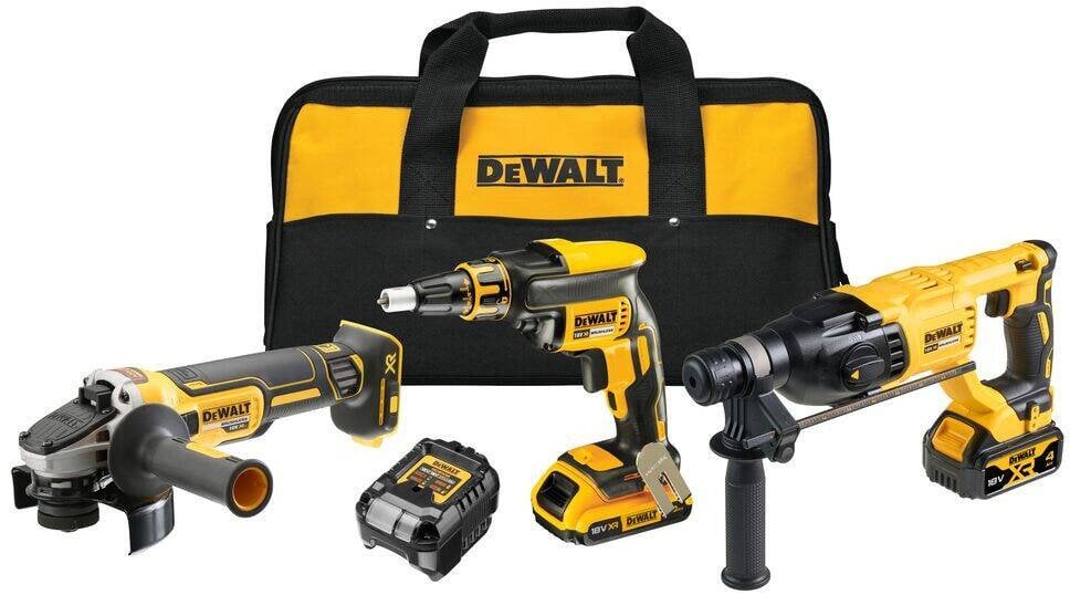 Zestaw elektronarzędzi Dewalt 7-elementowy (DCK308DM-QW)