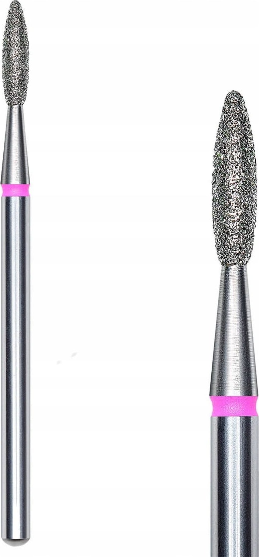 STALEKS Frez diamentowy do paznokci - płomyk 2,1/8mm FA10R021/8 czerwony