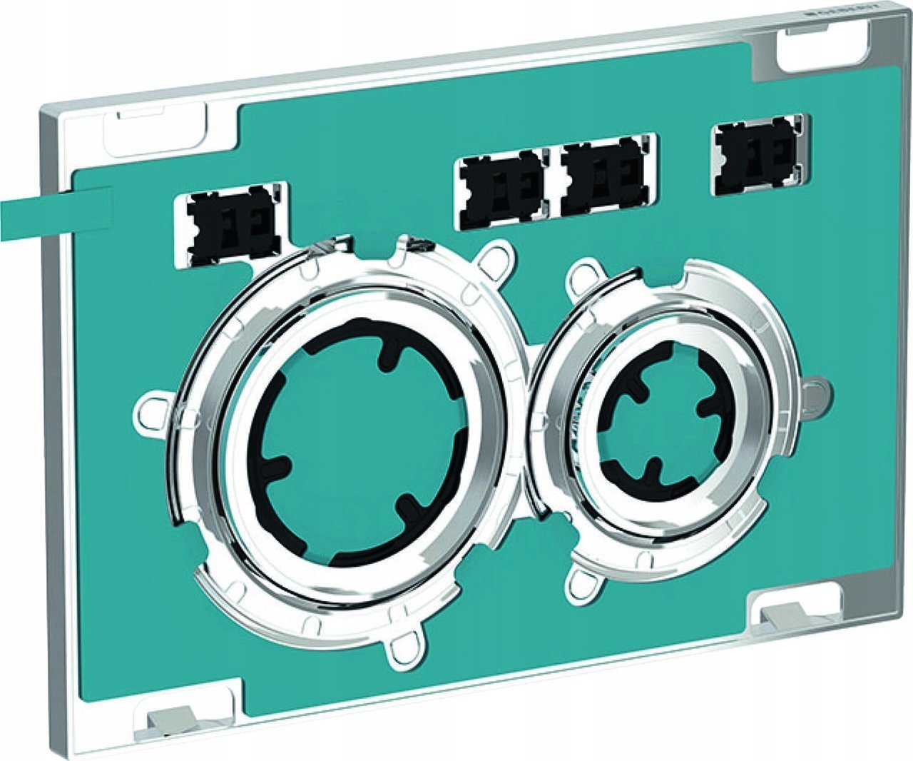 Przycisk spłukujący Geberit Przycisk uruchamiający Sigma21, przedni, uniwersalny [1]