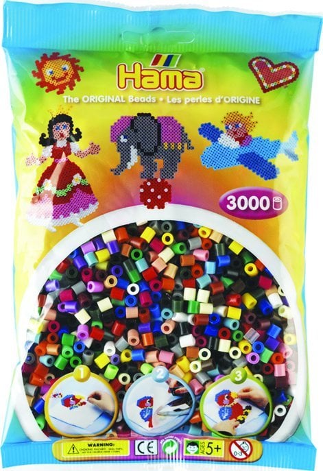Revell Hama midi perler 3000stk 22farver mix