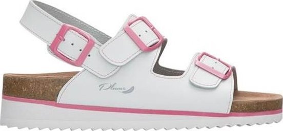 Ardon VENUS WHITE G3303 - damski sandał korkowy biały z podniesioną piętą 39