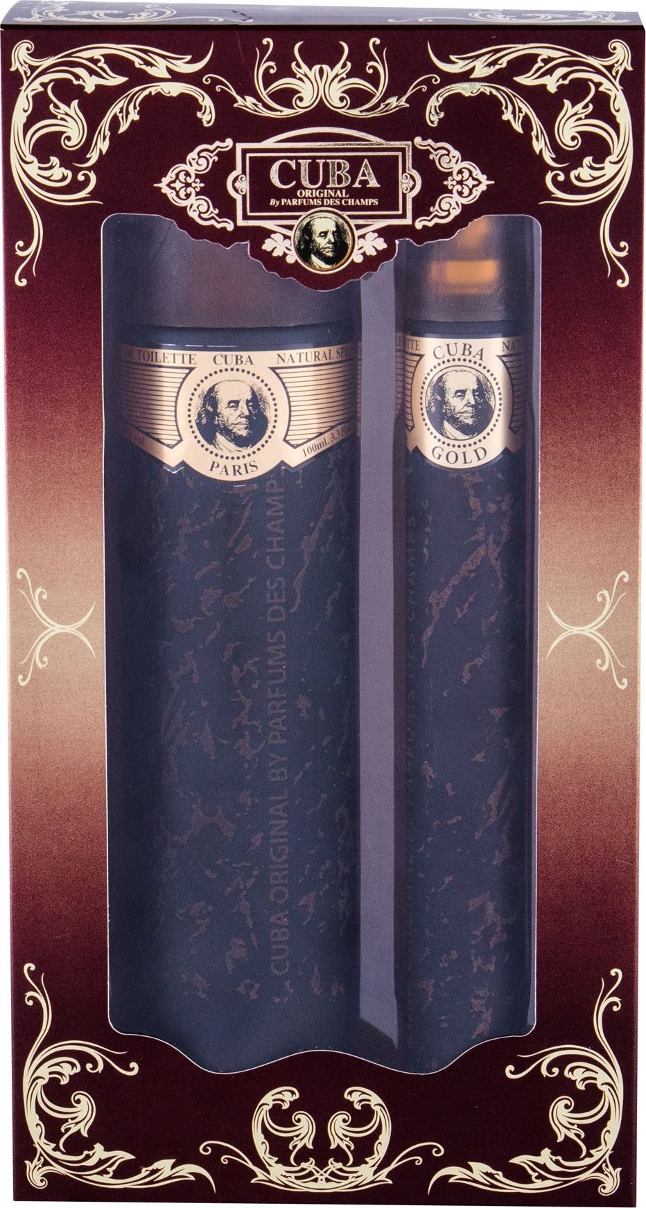 Cuba SET CUBA ORIGINAL Cuba Gold EDT 100ml + EDT spray 35ml (5425017735960) - 5425017735960