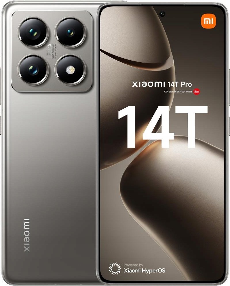 Smartfon Xiaomi 14T Pro 5G 12/512GB Szary (57294)