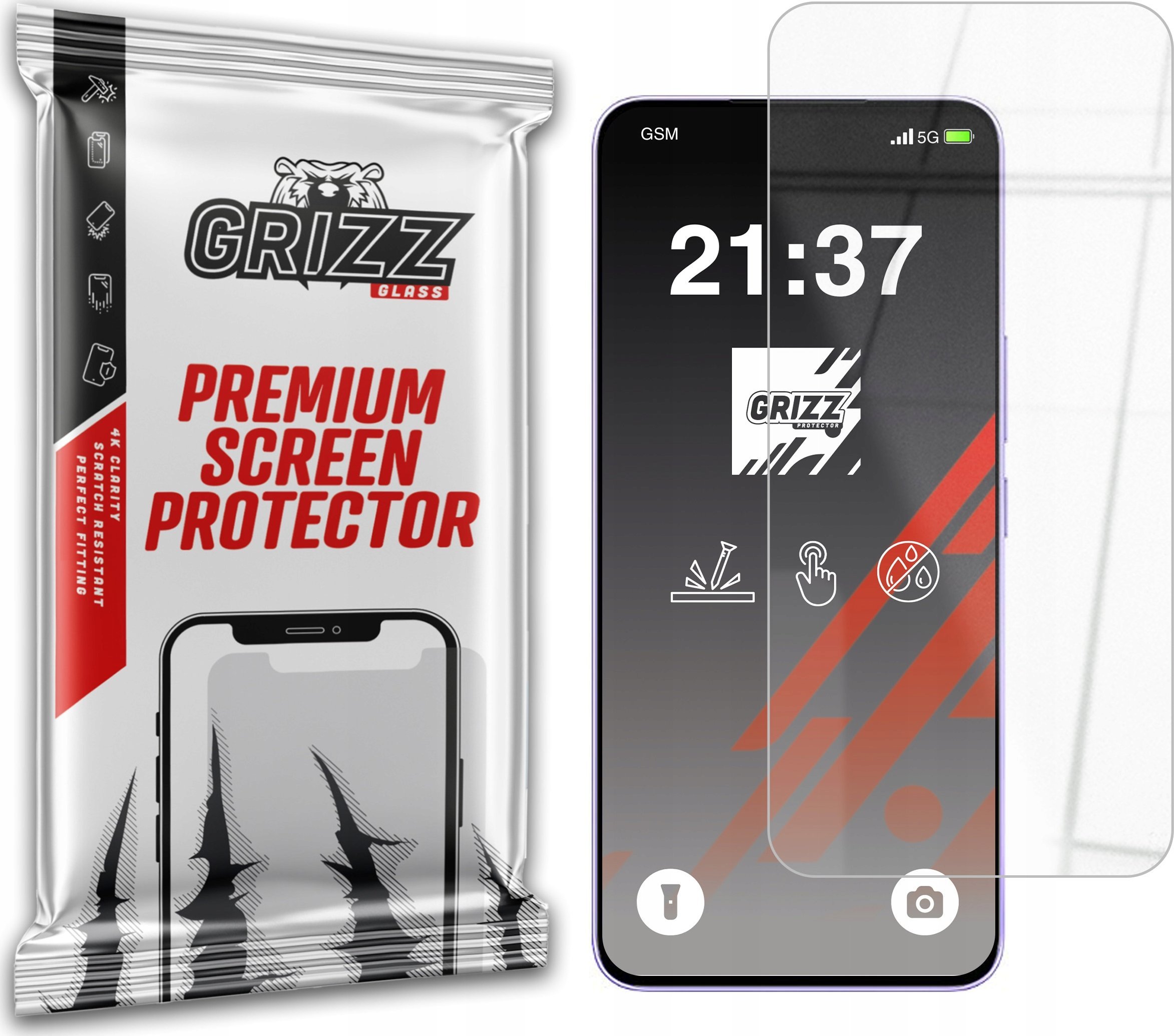 Szkło hybrydowe GrizzGlass HybridGlass do Honor 300