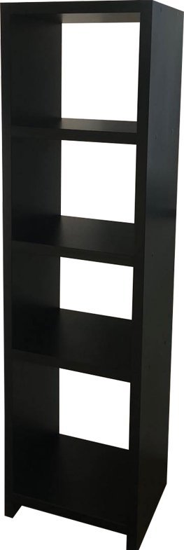 SZAFKA Z PKAMI CZARNA 180x40x50