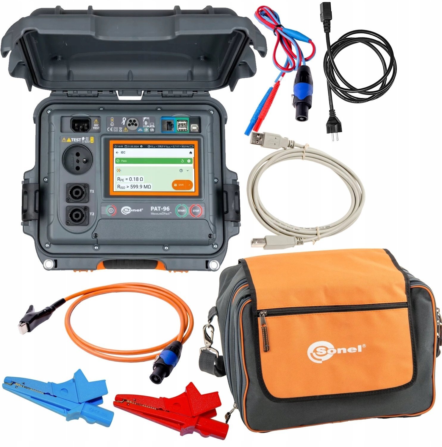 Miernik bezpieczeństwa sprzętu elektrycznego PAT-96 WMPLPAT96