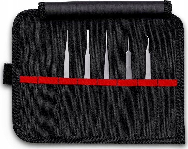 Knipex KNIPEX Precision Tweezers Set 5 pieces