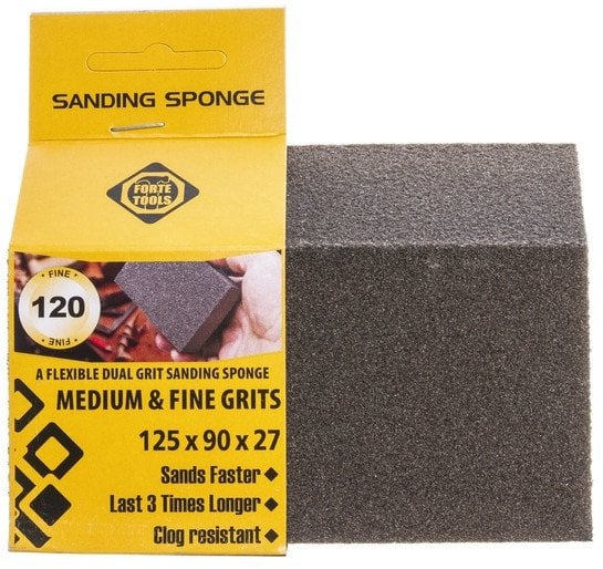 GRINDING SPONGE FORTE TOOLS 125X90X27 M
