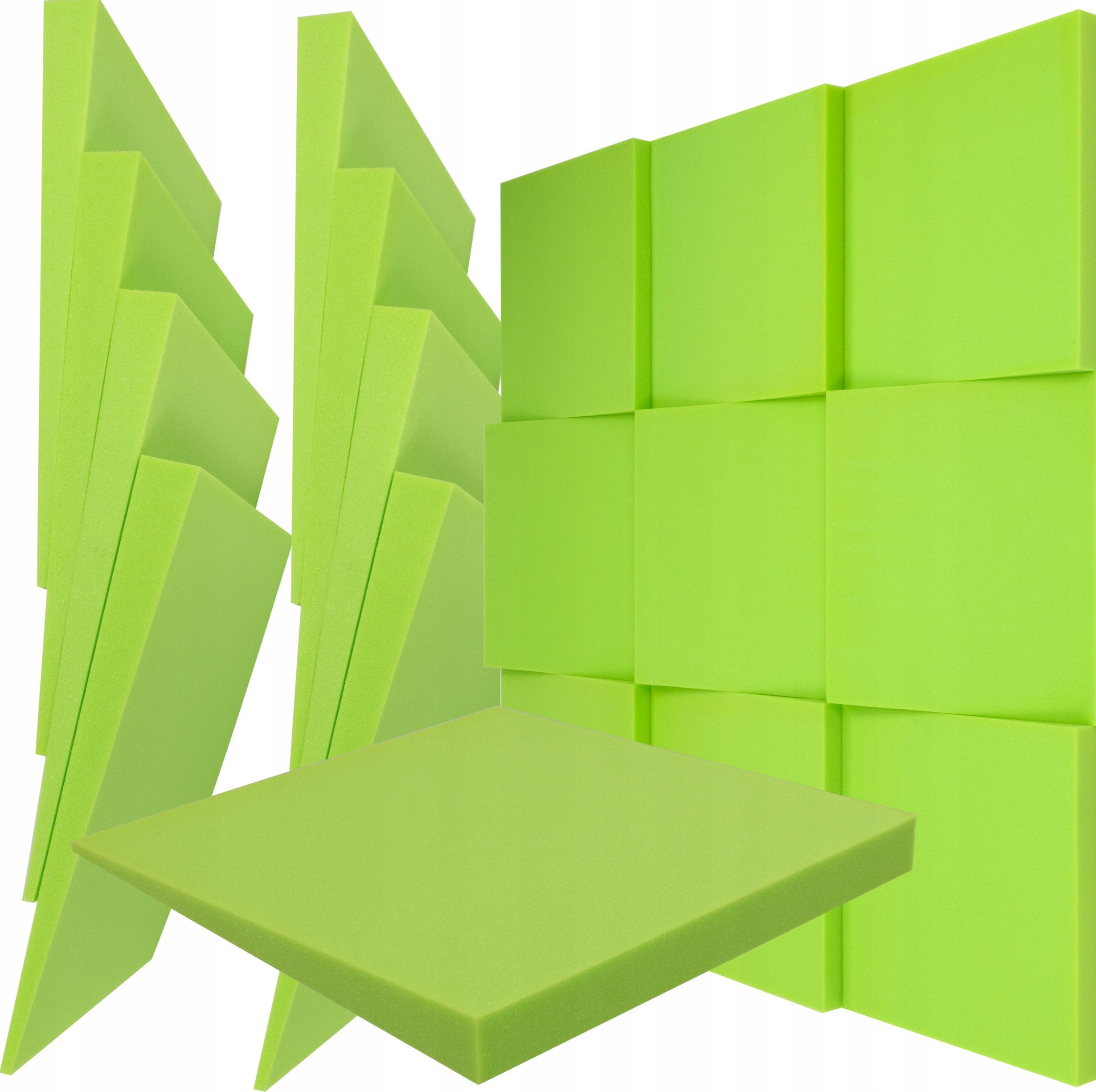 Skośne panele akustyczne 3D kliny estetyczne pianki dekoracyjne do wnętrz 5 cm