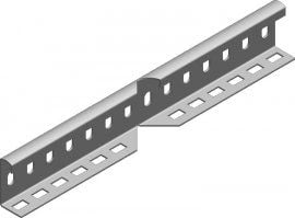 Baks Łącznik kątowy drabin LKDC/LKDOCH60 N, gr.blachy 2,0 mm E90 (461101)