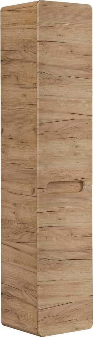 Comad Słupek łazienkowy z koszem, Aruba, 35x35x170 cm, dąb craft, mat