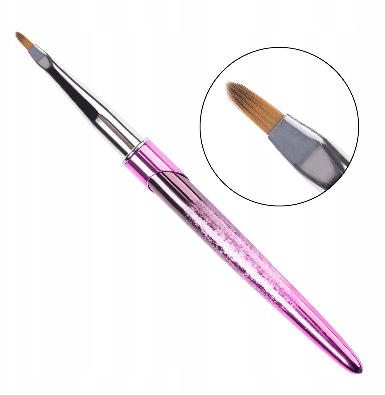 Semilac CLAVIER Pędzelek do żelu Oval #4