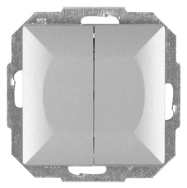 Opal Łącznik świecznikowy podwójny opal/perła srebrny