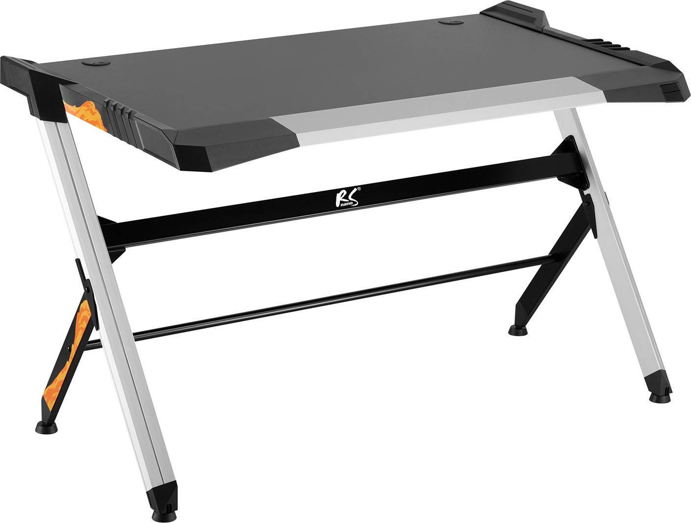 Biurko NanoRS NanoRS RS150 Czarne 129.5 cmx72.5 cm