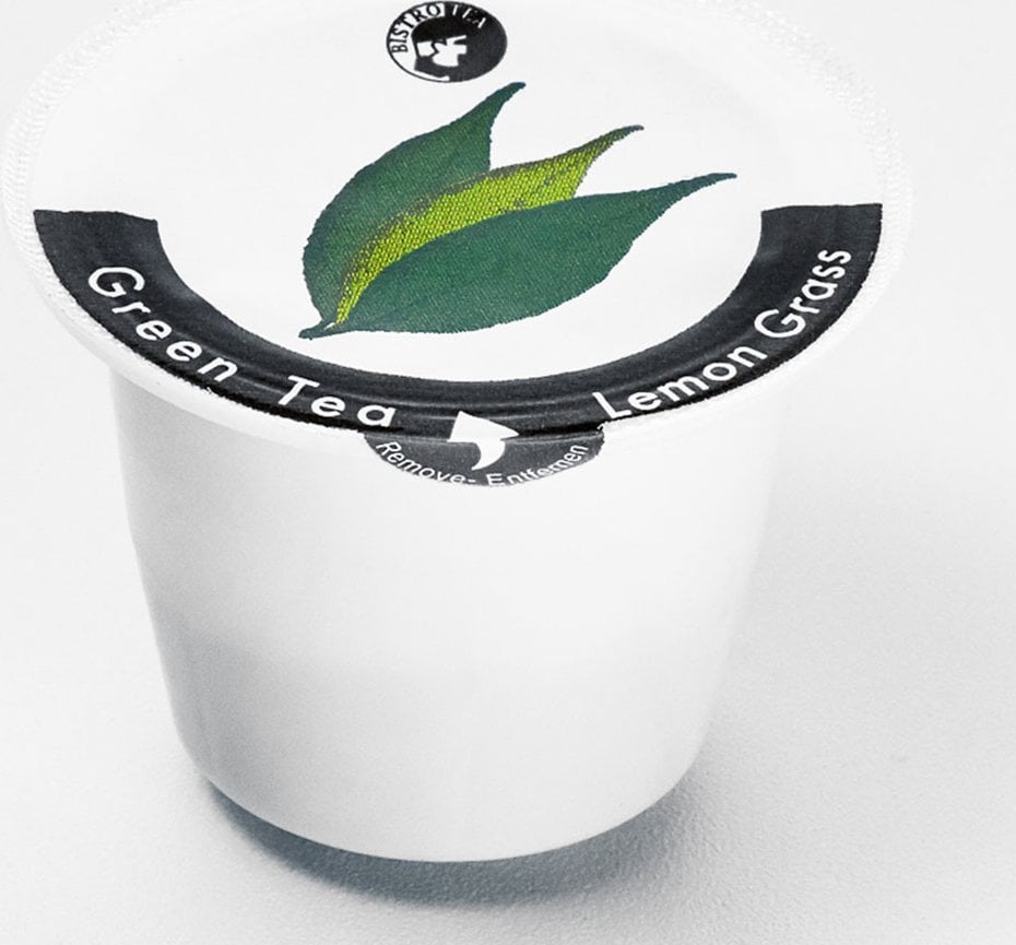 Organic tea capsules for Nespresso(r) machines Bistro Tea Green Tea Lemon, 10 pcs.