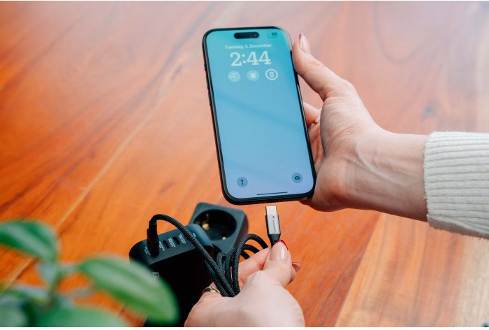 Kabel USB Verbatim USB-C - USB-C 1.2 m Czarny (31846)