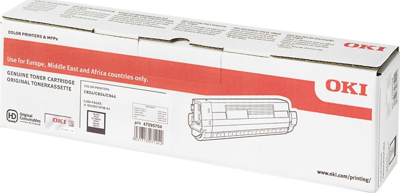 Toner OKI 47095704 Black Oryginał (47095704)