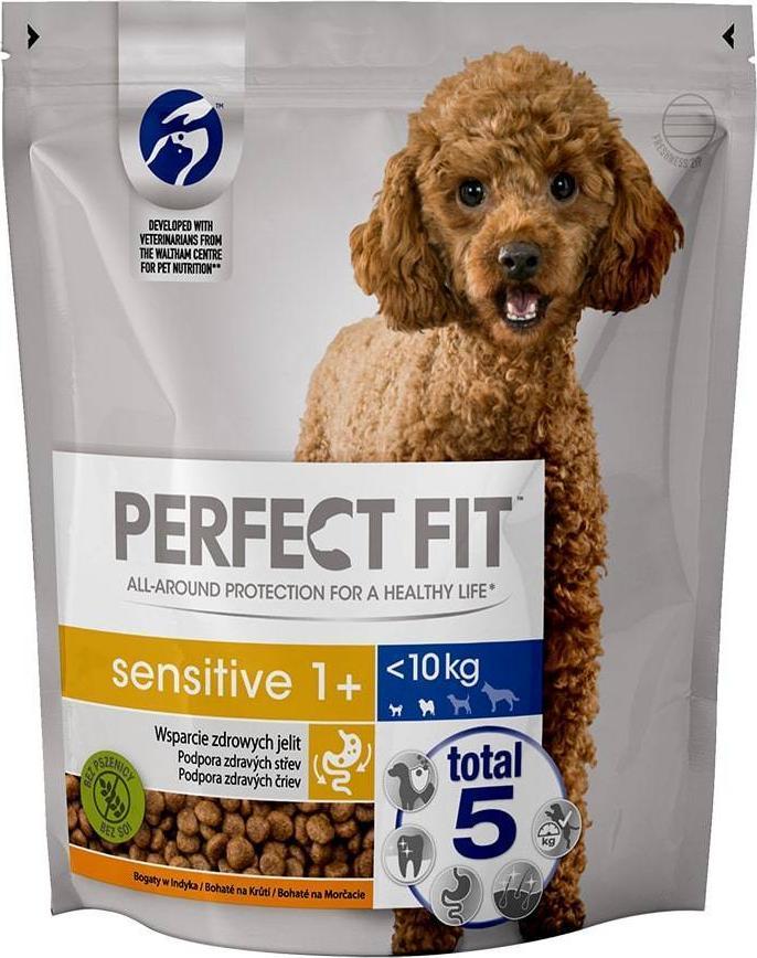Perfect Fit PERFECT FIT Sensitive Indyk 825g sucha karma dla dorosłych psów małych ras