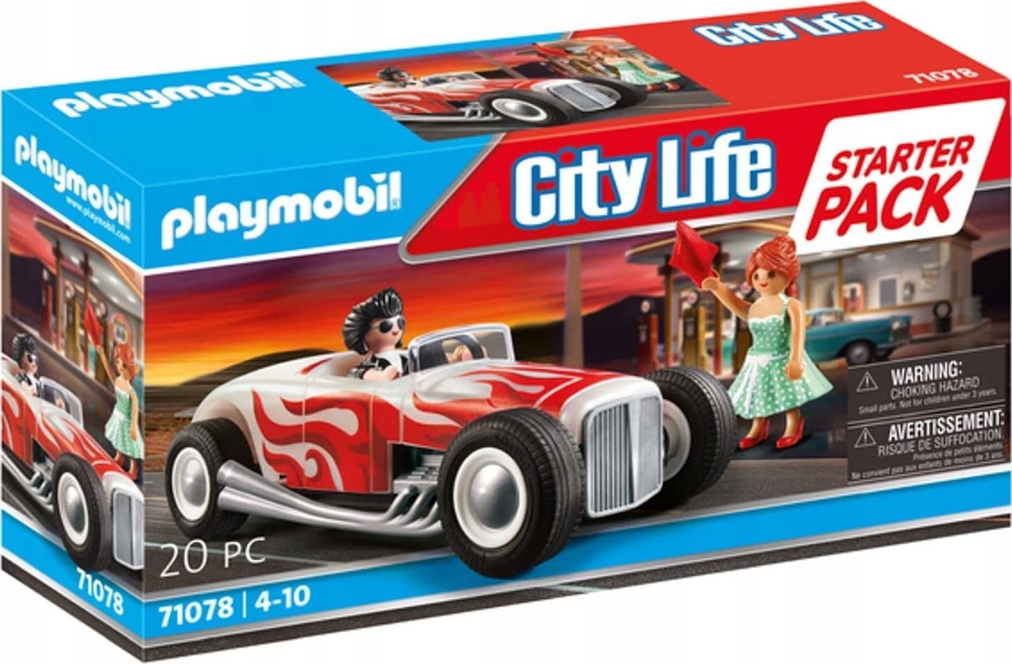 Klocki City Life 71078 Zestaw startowy Hot Rod