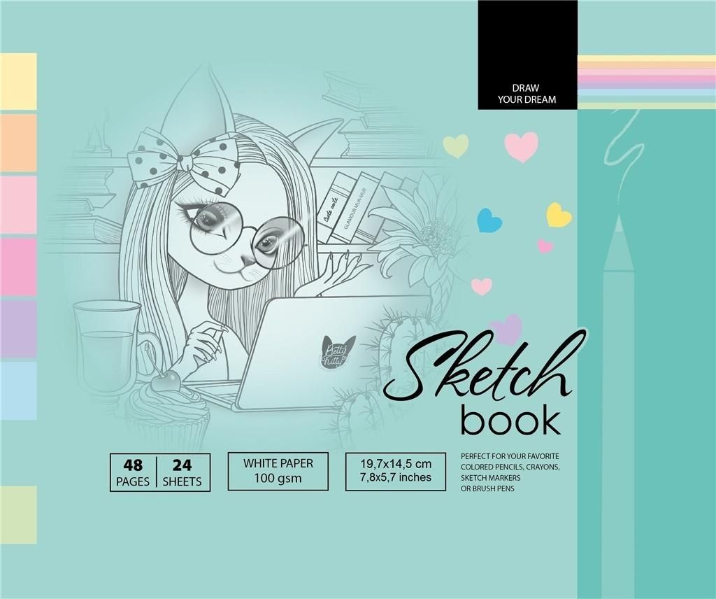 Fresh Szkicownik 14.5x19.7cm 96k zielony