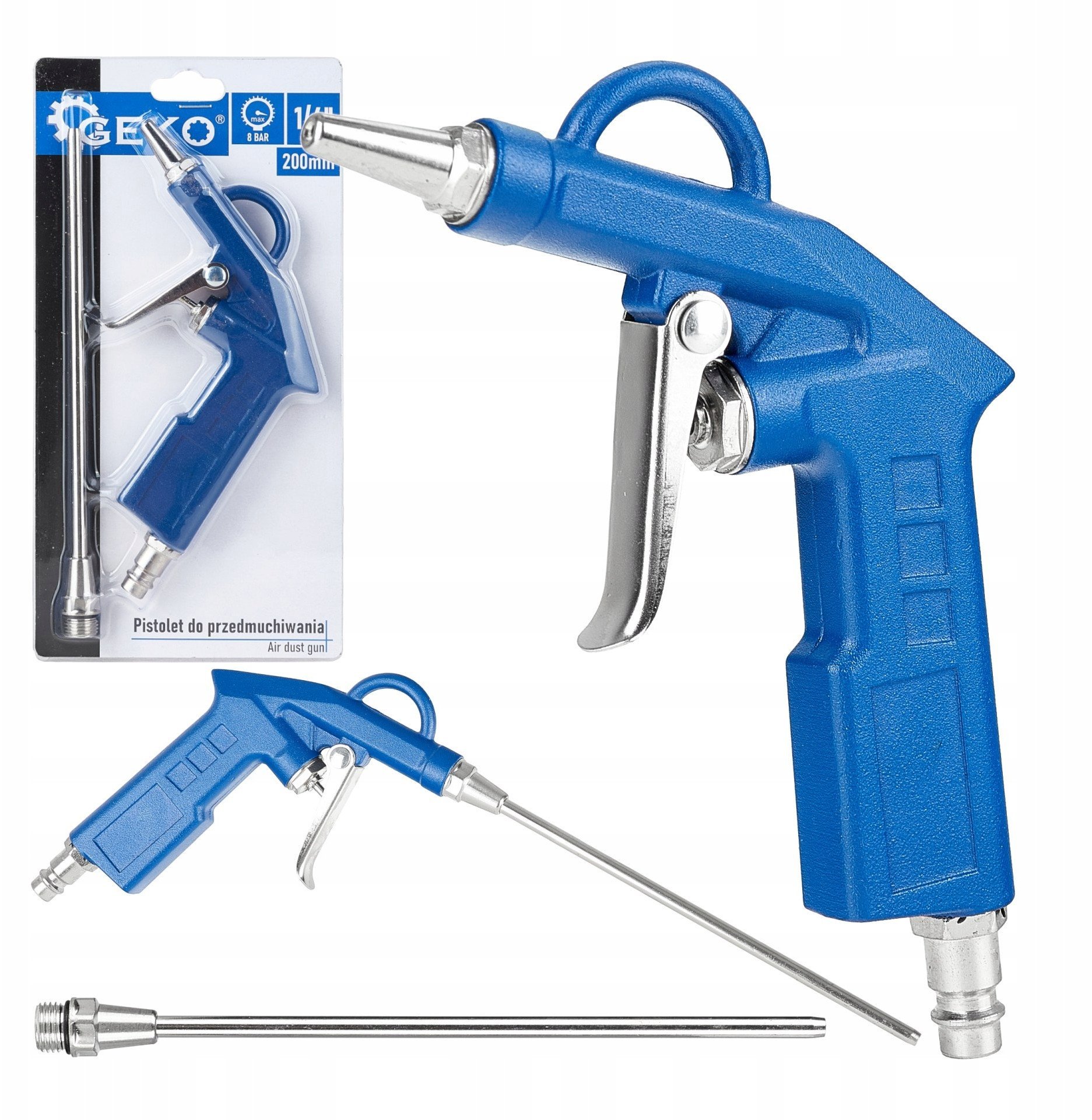 Pistolet MAX do przedmuchiwania z długą dyszą 20cm (100)