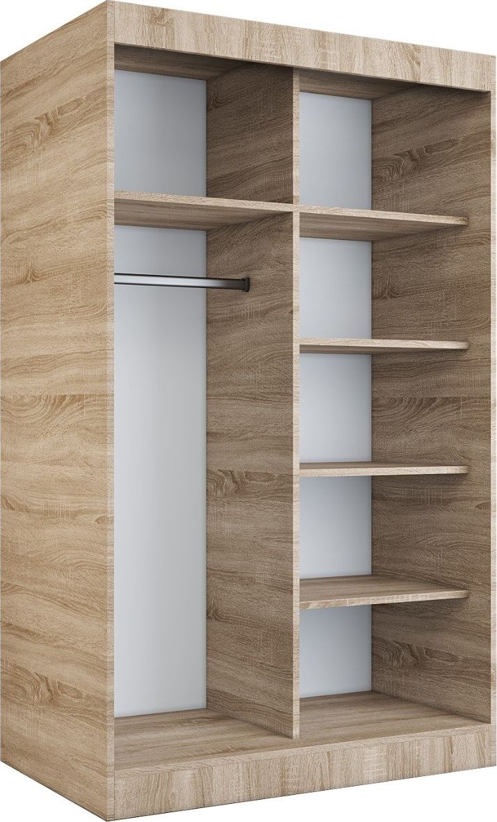 MKPOL Korpus szafy MODUO COMFORT 120 dąb sonoma