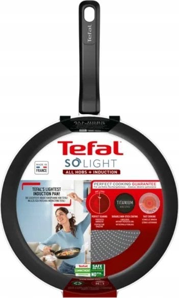 Frying pan TEFAL, titanium coating, suitable for all stands, o22cm