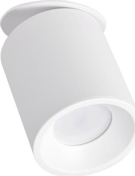 Polux Podtynkowa lampa regulowana HARON 314185 okrągły downlight biały