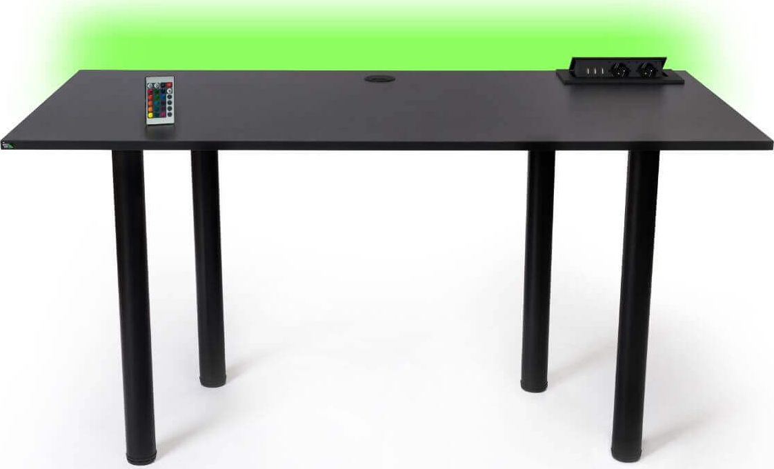 Biurko Marco Game Pro One Czarne 140 cmx70 cm