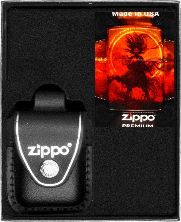 Zestaw ZIPPO Zapalniczka WIZARD OF DEVIL SPIRITS DESIGN Prezentowy No3
