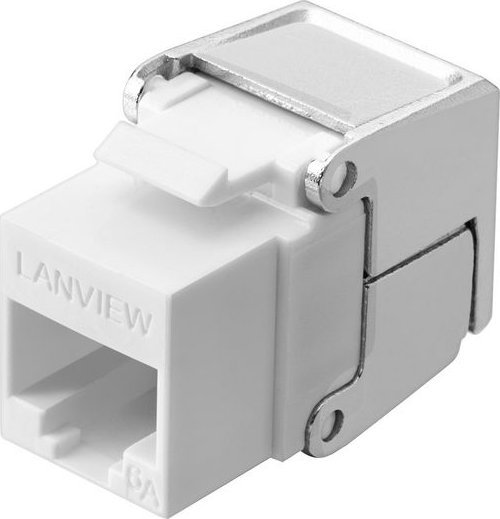 Lanview Cat6a Unshielded flip jack