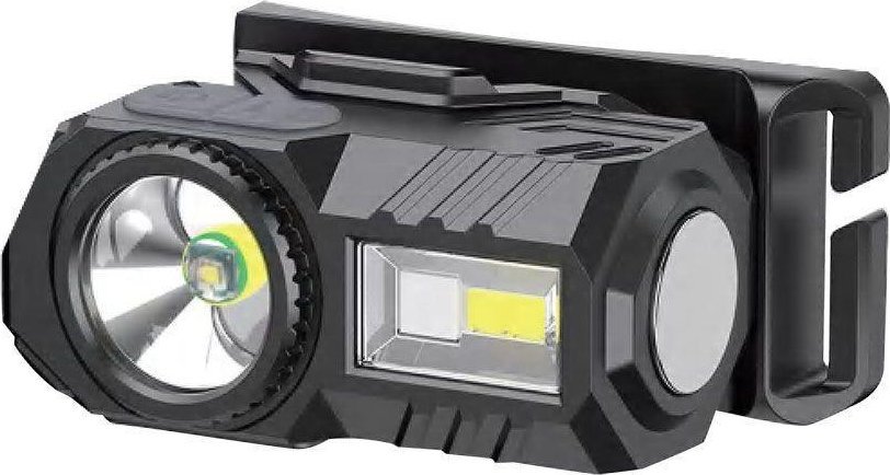 Latarka 3w1 Czołowa Rowerowa V-TAC 3W SMD Ładowanie USB-C IP43 VT-9902 190lm