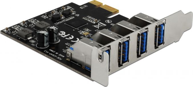 Kontroler Delock PCIe 2.0 x1 - 4x USB 3.0 (90304)