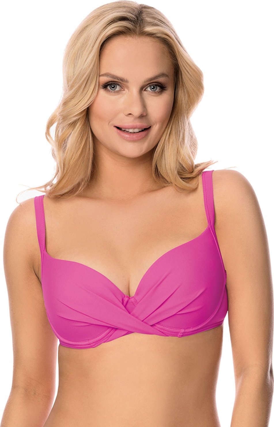 Vivisence Vivisence 3209 różowy 2 80B Kostium kąpielowy biustonosz usztywniany