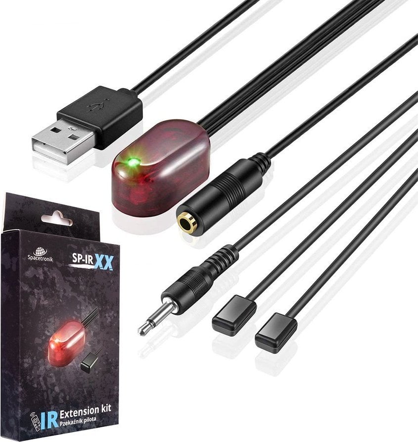 Spacetronik Przekaźnik pilota szafkowy IR Spacetronik SP-IR03 uniwersalny