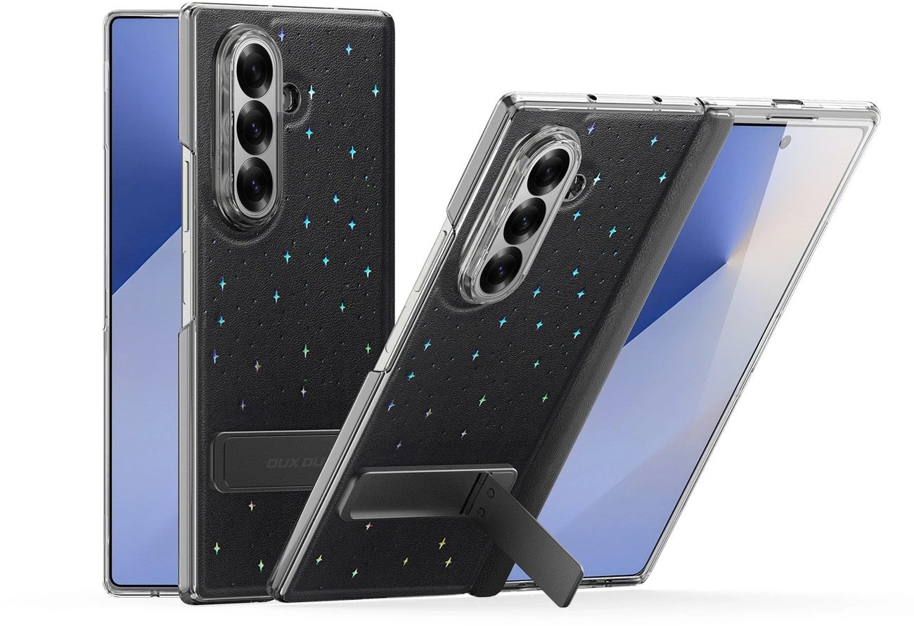 Etui Dux Ducis Aimo Mag z pierścieniem magnetycznym i podstawką na iPhone 17 Air – czarne