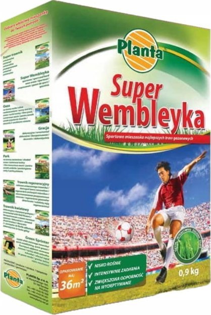 Trawa sportowa Super Wembleyka 0,9 kg Gęsta, odporna murawa na 36 m