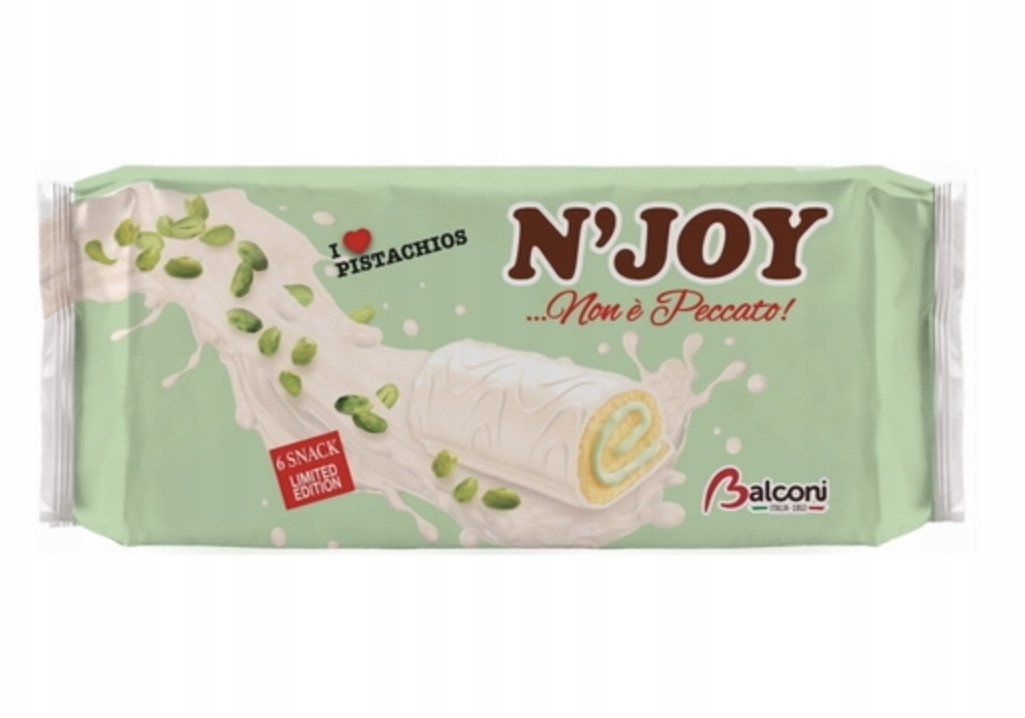 Balconi Biszkopty z kremem pistacjowym N'JOY I Love Pistachios 222g -