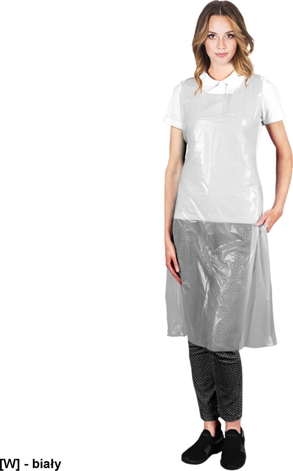 R.E.I.S. FFOL-BAG - fartuch foliowy jednorazowy, - biały