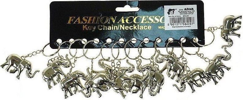 Figurka Adar Brelok słoń plastikowy (12szt)