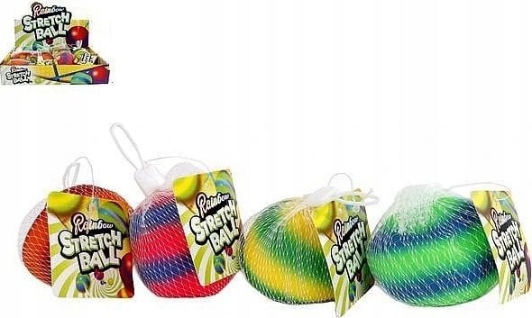 Hipo Piłeczka tęczowa do rozciągania 7cm 12disp 620941