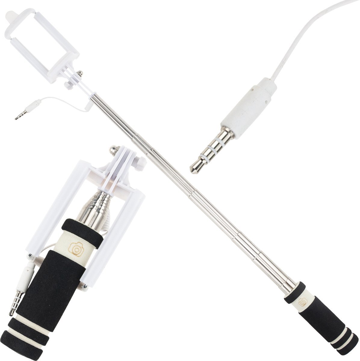 NN91 MONOPOD SELFIE STICK KIJEK Z KABLEM MONOPOD KIJ