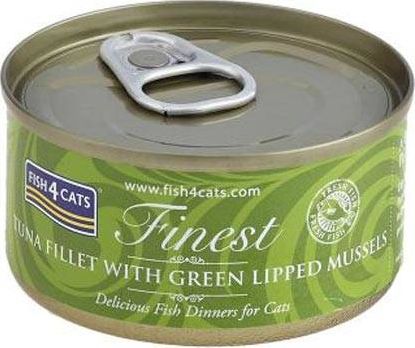 Fish4Cats Fish4Cats - filety tuńczyka z omułkiem, mokra karma dla kota, 70g uniwersalny