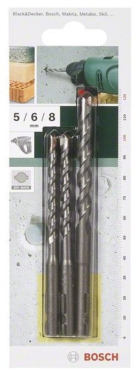 Wiertło do betonu SDS-Quick SET śr.5/6/8
