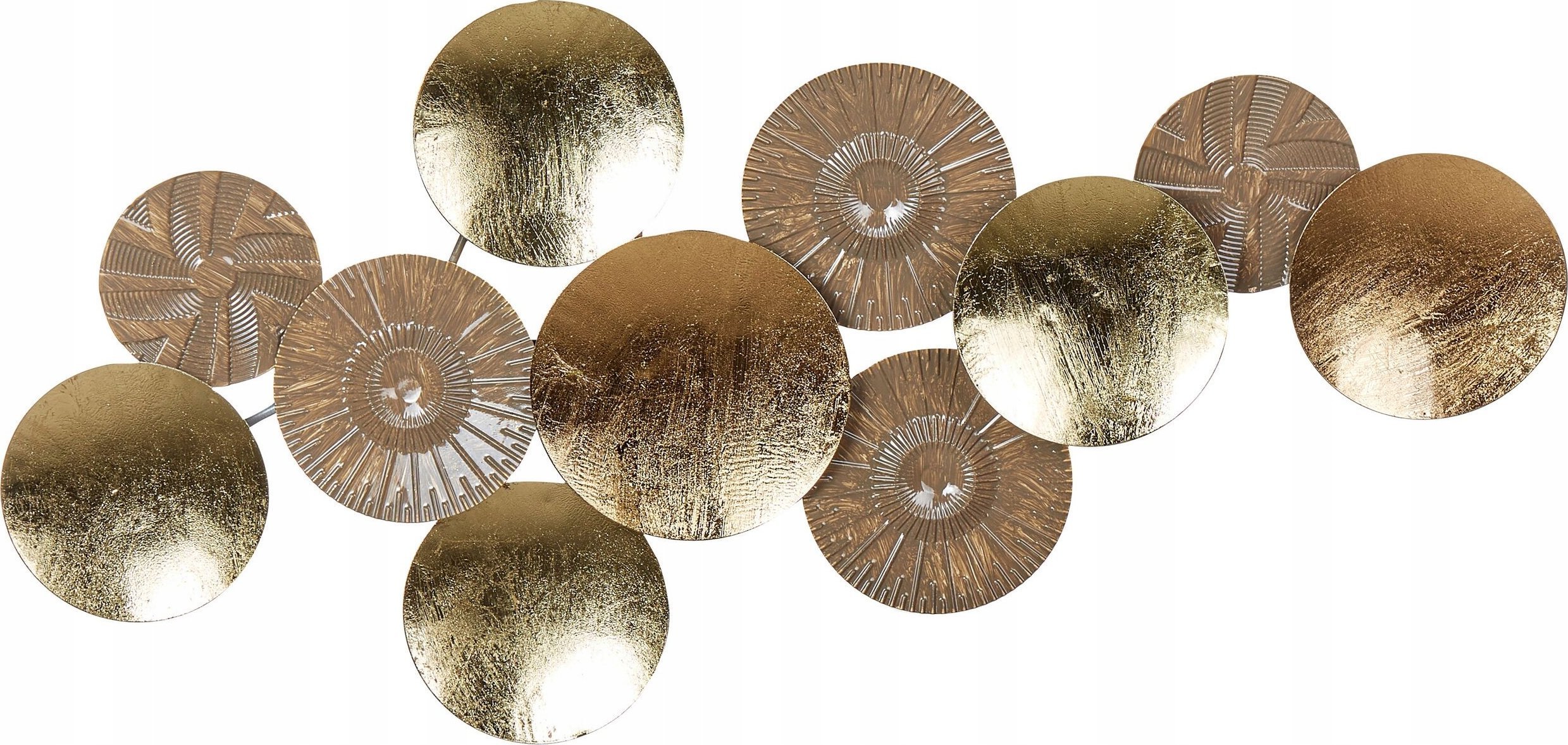 Beliani Dekoracja ścienna złota THALLIUM