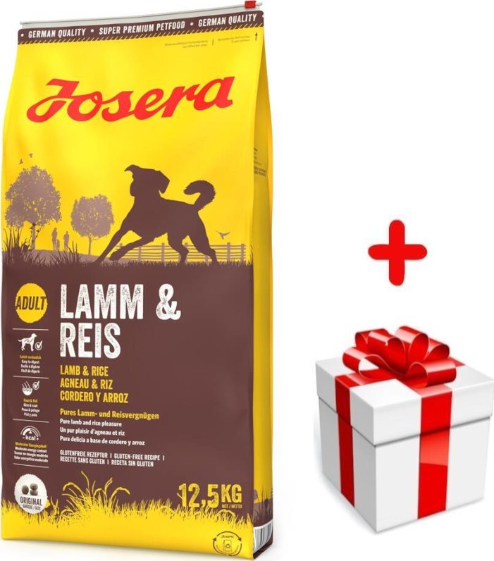 Josera Lamb & Rice z jagnięciną 12,5kg + niespodzianka