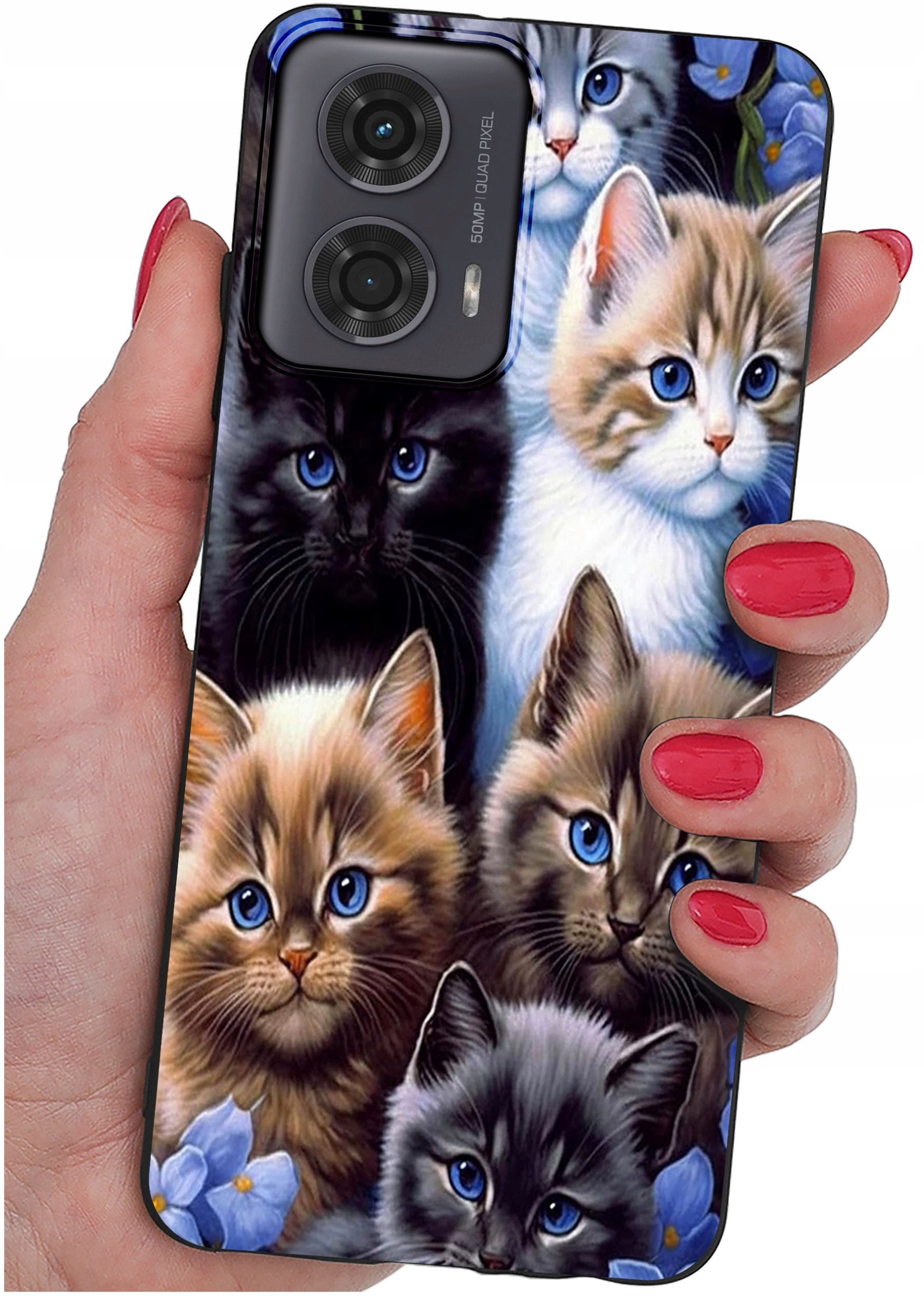 Etui do Motorola Moto G24 |G24 POWER |G04 |E14 WZORY |SILIKONOWE MATT SZKŁO