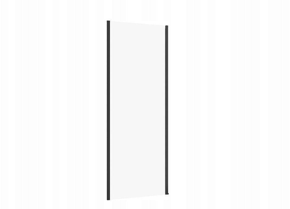 Cersanit S932-133 ŚCIANKA KABINY PRYSZNICOWEJ LARGA CZARNA 80X195 SZKŁO TRANS. // KNC.ŚĆ-LARGA-80X195-TR-CZ