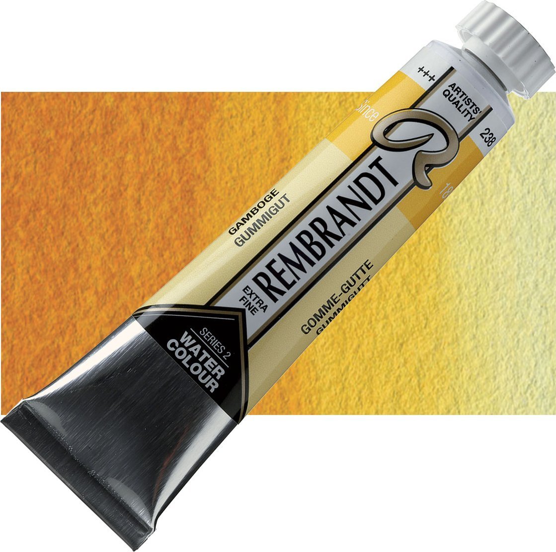 Artequipment Rembrandt Watercolour Tube Gamboge 238